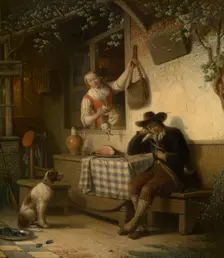 Resting Hunter. Creator: Ferdinand De Braekeleer