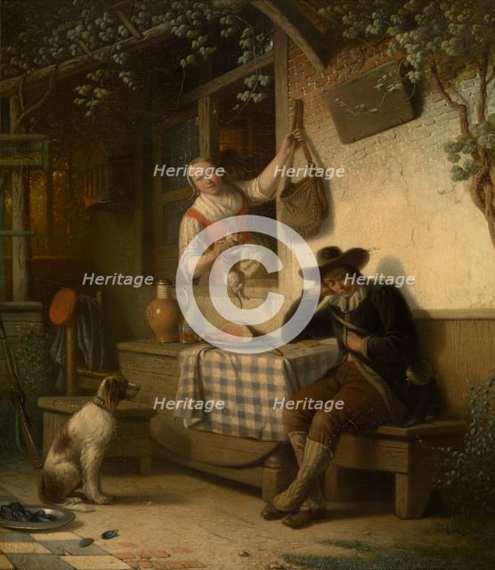 Resting Hunter. Creator: Ferdinand De Braekeleer.