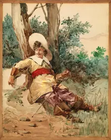 Resting Musketeer, n.d. Creator: G. Camfri