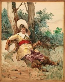 Resting Musketeer, n.d. Creator: G. Camfri