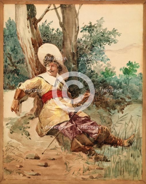Resting Musketeer, n.d. Creator: G. Camfri.