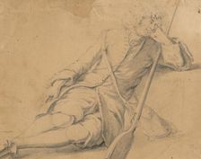 Resting soldier, 1st half 18th century. Creator: Unknown