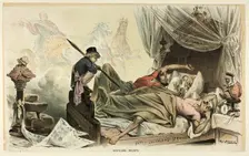 Restless Nights, from Puck, n.d. Creator: Joseph Keppler