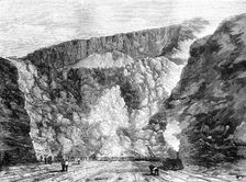 Results of the Great Blasting Operation at Holyhead, North Wales, 1856. Creator: Unknown