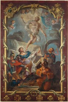 Resurection of Christ (banner of the brotherhood of Saint-Sépulcre), between 1701 and 1800. Creator: Unknown