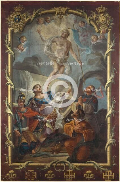 Resurection of Christ (banner of the brotherhood of Saint-Sépulcre), between 1701 and 1800. Creator: Unknown.