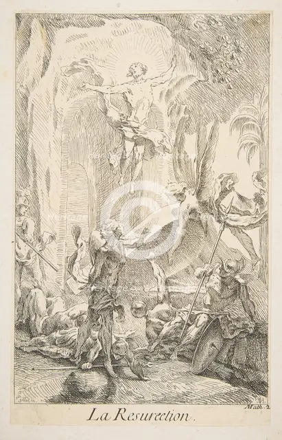 Resurrection.n.d. Creators: Claude Gillot, Jacques Gabriel Huquier.
