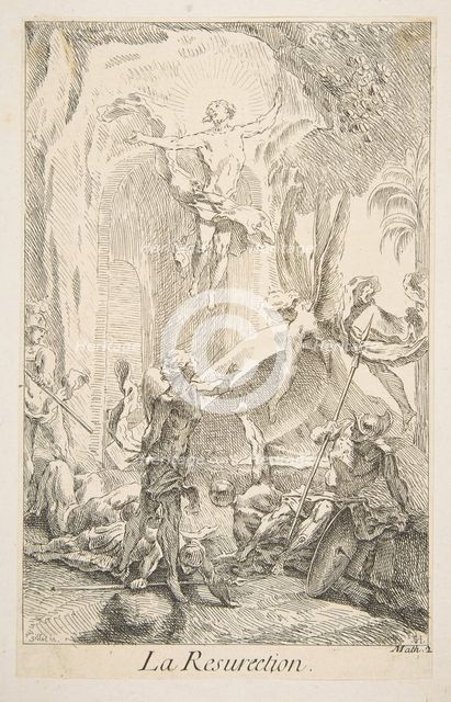 Resurrection.n.d. Creators: Claude Gillot, Jacques Gabriel Huquier.