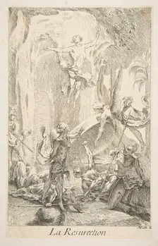 Resurrection.n.d. Creators: Claude Gillot, Jacques Gabriel Huquier
