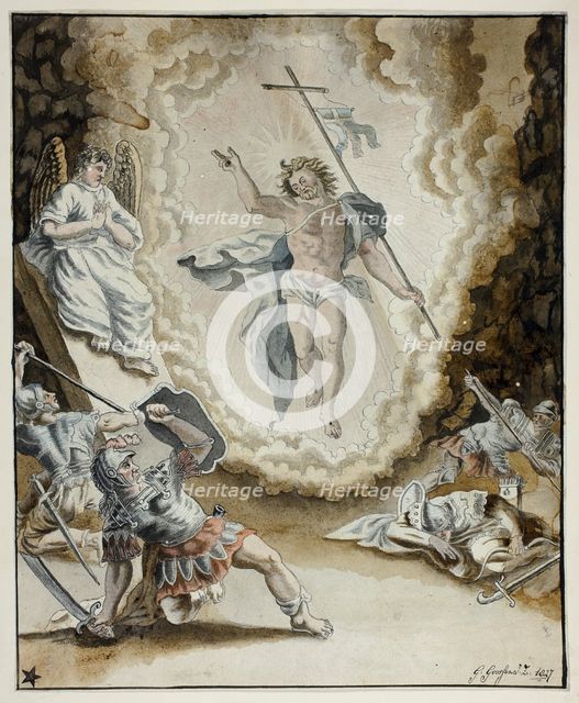 Resurrection of Christ, 1827. Creator: Gerardus Gossen.