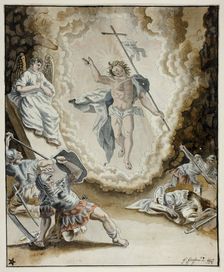 Resurrection of Christ, 1827. Creator: Gerardus Gossen