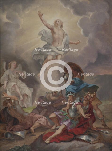 Resurrection of Christ, altarpiece sketch. Creator: Berndt Godenhjelm.