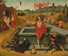 Resurrection of Christ, c.1485-c.1500. Creator: Master of the Amsterdam Death of the Virgin