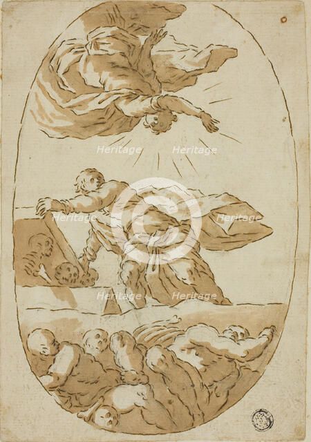 Resurrection of the Dead, 1600/10. Creator: Marcantonio Bassetti.