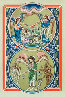 Resurrection of the dead and weighing of souls at the Last Judgement