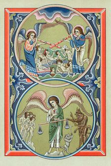 Resurrection of the dead and weighing of souls at the Last Judgement