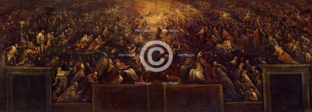Resurrection of the Righteous (Heaven), 1582. Creator: Francesco Bassano II.