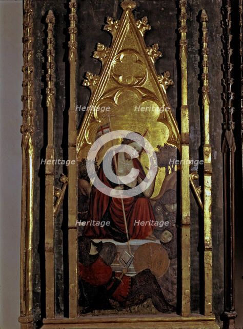 Resurrection', end of an altarpiece of unknown procedence.