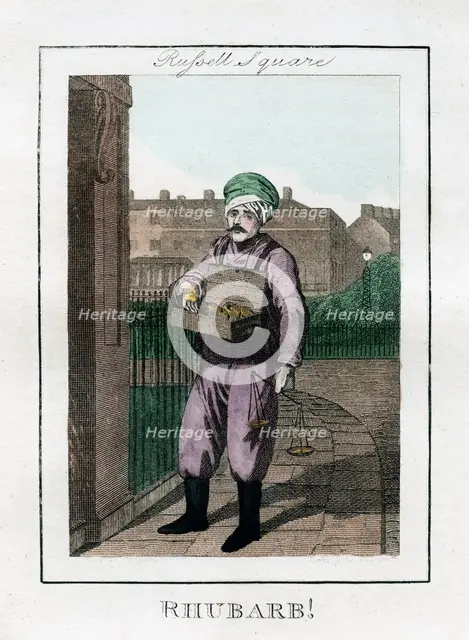 'Rhubarb', Russell Square, London, 1805. Artist: Unknown