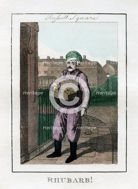 'Rhubarb', Russell Square, London, 1805. Artist: Unknown