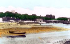 Rhuddlan Castle, near Rhyl, Denbighshire, 1926.Artist: Cavenders Ltd