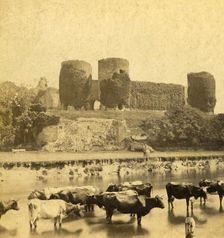 Rhuddlan - Castle (from the River) c1900. Creator: Unknown