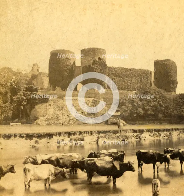 'Rhuddlan - Castle (from the River)', c1900. Creator: Unknown.