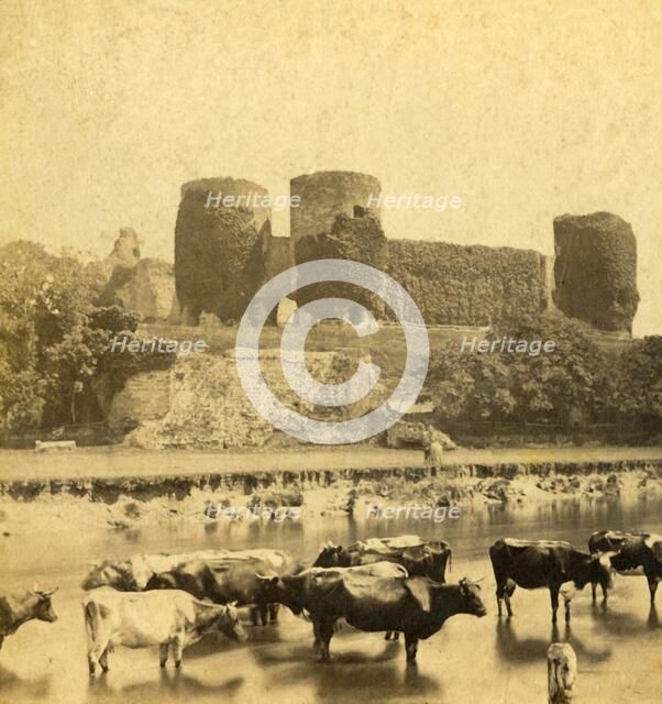 'Rhuddlan - Castle (from the River)', c1900. Creator: Unknown.