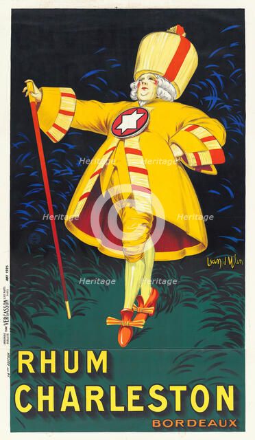Rhum Charleston, Bordeaux , 1925. Creator: D'Ylen, Jean (1886-1938).