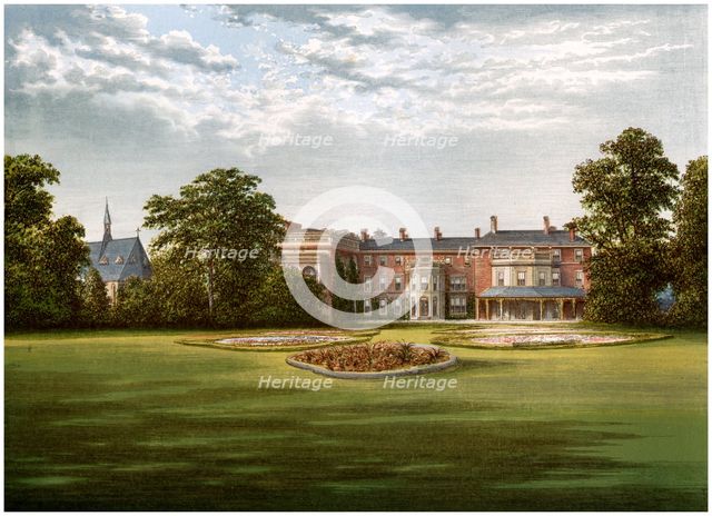 Rhydd Court, Worcestershire, home of Baronet Lechmere, c1880. Artist: Unknown