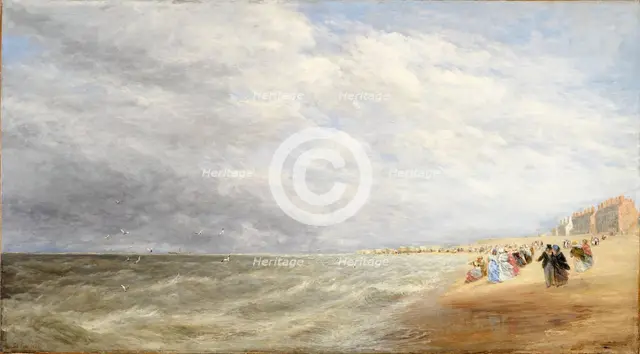Rhyl Sands, 1855. Creator: David Cox the elder.