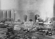 Rhymney ironworks, Mid-Glamorgan, South Wales, 1870s. Creator: Alfred Freke