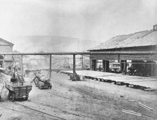 Rhymney ironworks, Mid-Glamorgan, South Wales, 1880s. Creator: Alfred Freke