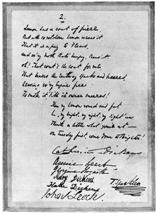 Rhyming letter from Charles Dickens to Mark Lemon, mid 19th century (1901)