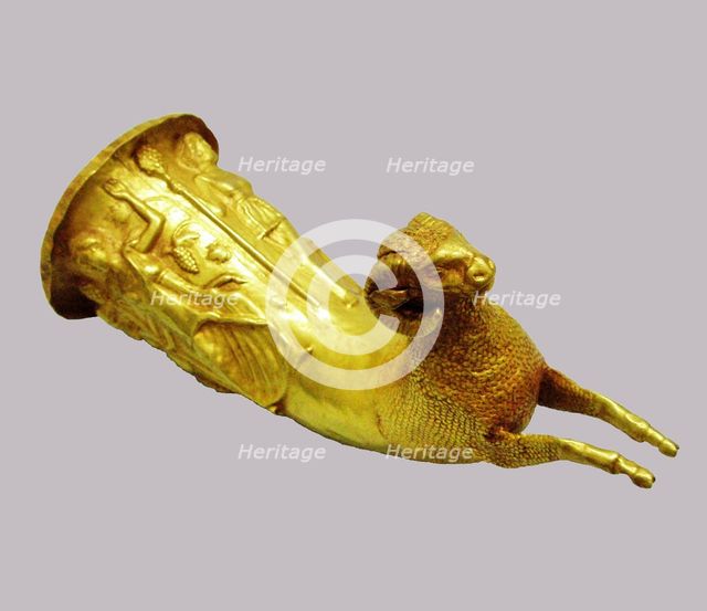 Rhyton (Drinking Horn), 5th-4th century BC. Artist: Scythian Art  
