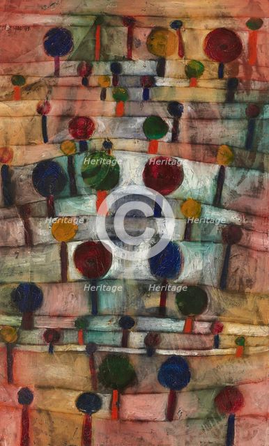 Rhythmic tree landscape, 1920. Creator: Klee, Paul (1879-1940).