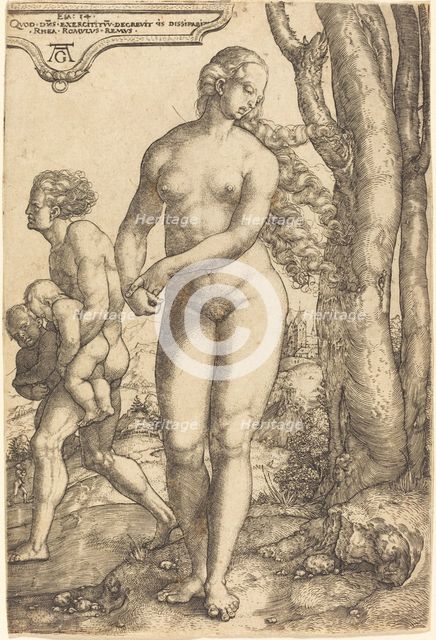 Rhea Silvia. Creator: Heinrich Aldegrever.