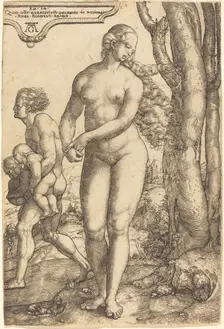 Rhea Silvia. Creator: Heinrich Aldegrever