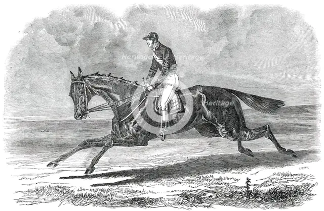 Rhedycina, Winner of the Oaks Stakes, at Epsom, 1850. Creator: Unknown.