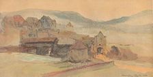 Rheinfelden Bridge 1858. Artist: John Ruskin
