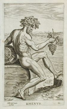 Rhenus, 1586. Creator: Philip Galle