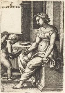 Rhetoric. Creator: Georg Pencz