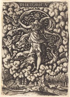 Rhetorica (Rhetoric). Creator: Virgil Solis