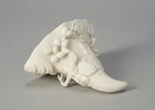 Rhinocerous Horn-Shaped Cup with Figures by a Tree, Ming dynasty (1368-1644). Creator: Unknown