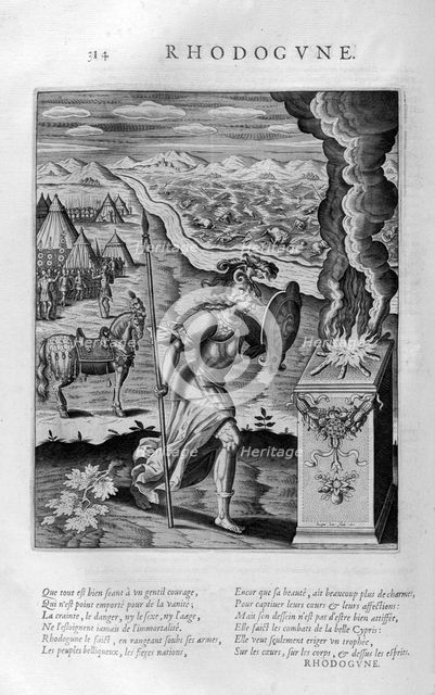 'Rhodogune', 1615. Artist: Leonard Gaultier