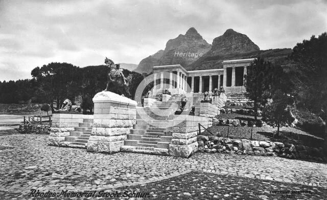 Rhodes Memorial, Groote Schuur, Cape Town, South Africa, 1917. Artist: Unknown