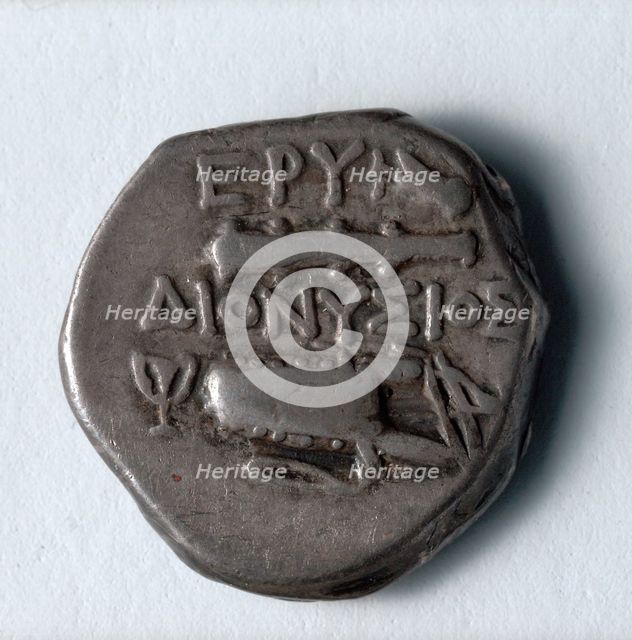Rhodian Drachma, 387-300 BC. Creator: Unknown.