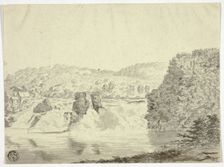 Rhone Waterfall near Schafhausen, n.d. Creator: Pieter Gaal