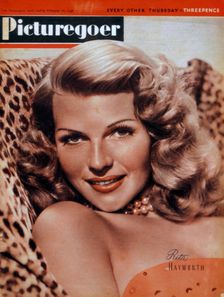 Rita Hayworth (1918-1987), American actress, 1946