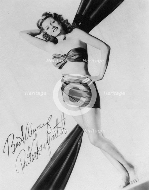 Rita Hayworth (1918-1987), American actress, c1940s. Artist: Unknown